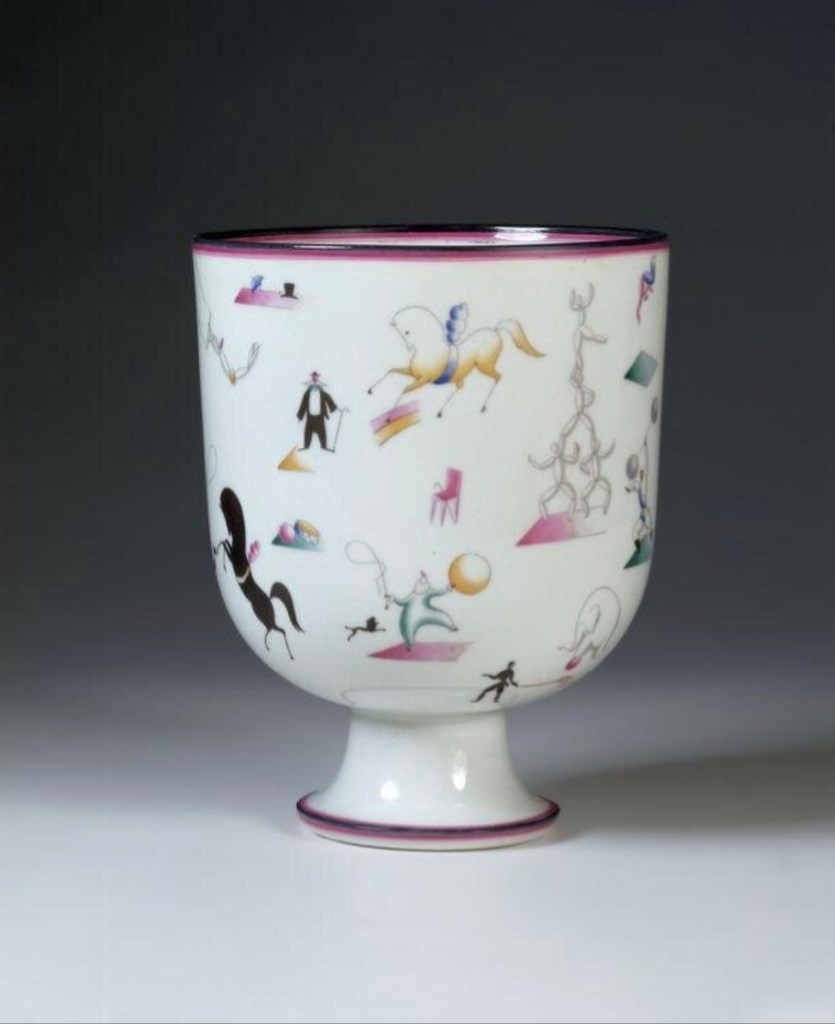 Vase 1927 (made) designed b Gio Ponti and manufactured by Richard Ginori